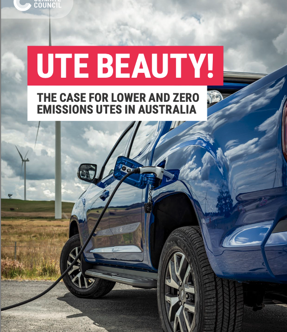 Ute Beauty! The case for lower and zero emission utes in Australia